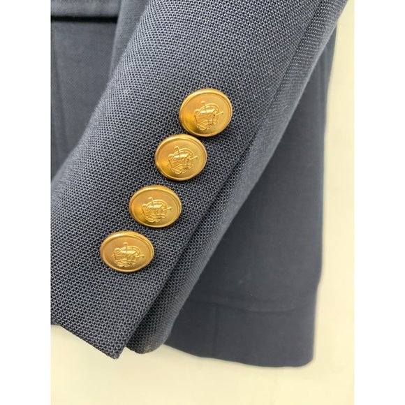 Vintage Chaps by Ralph Lauren Mens XL Navy Blazer Gold Tone Buttons 2 Button Clo - Picture 2 of 11